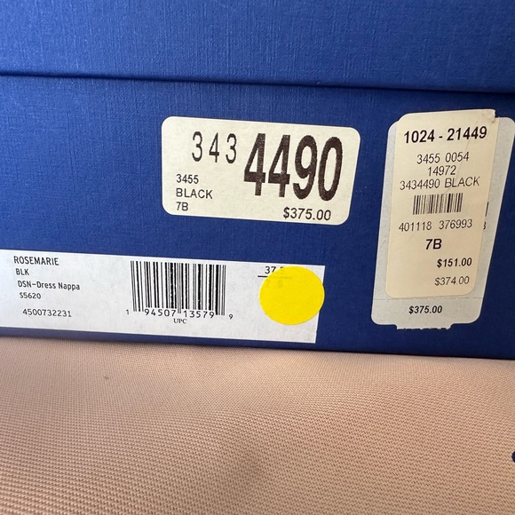 Stuart Weitzman, NWT, Black Size 7B - Picture 8 of 8